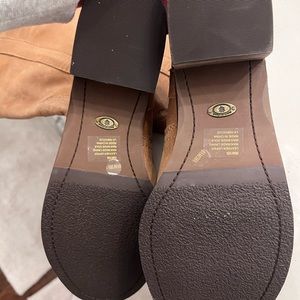 New Lucky Brand Heloisse Riding Boot Tall Pull On Chestnut Brown Leather